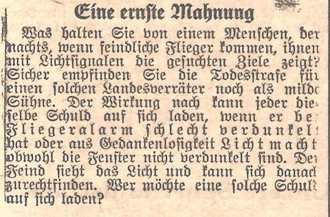 Foto: Stadtarchiv Sindelfingen; NS-Kreiszeitung vom 18.11.1941