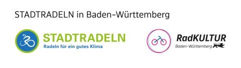 STADTRADELN in Baden-Württemberg Logos von STADTRADELN und der RadKULTUR