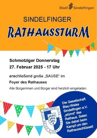 Plakat Rathaussturm