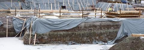 Baustelle auf dem ehemaligen Schlandererareal