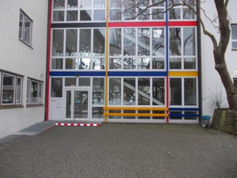 Eingangsbereich des  Horts an der Grundschule